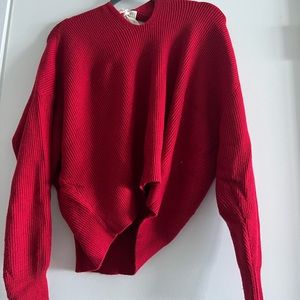 Red sweatshirt